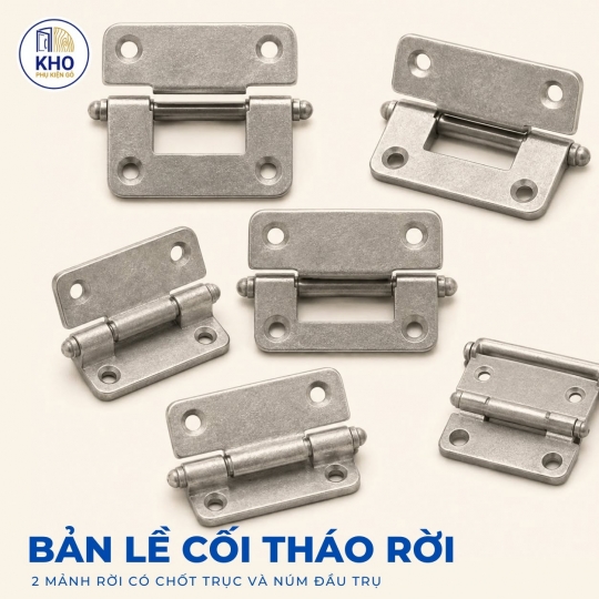 Bản lề 2 mảnh tháo rời - Kho phụ kiện gỗ